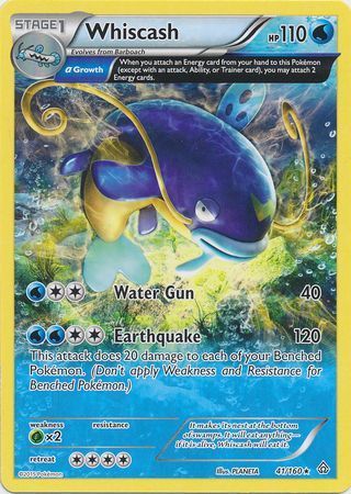 Whiscash - 41/160 - Rare XY: Primal Clash Singles