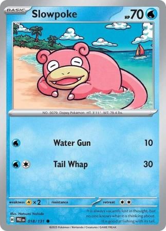 Slowpoke - 018/131 - Common Scarlet &amp; Violet: Prismatic Evolutions Singles