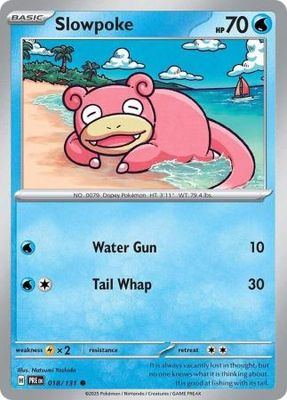 Slowpoke - 018/131 - Common Scarlet &amp; Violet: Prismatic Evolutions Singles