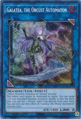 Galatea, the Orcust Automaton - RA03-EN044 - Secret Rare 1st Edition Quarter Century Bonanza 1st Edition Singles