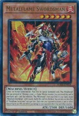 Metalflame Swordsman - SUDA-EN014 - Ultra Rare 1st Edition Supreme Darkness 1st Edition Singles *Espanol*