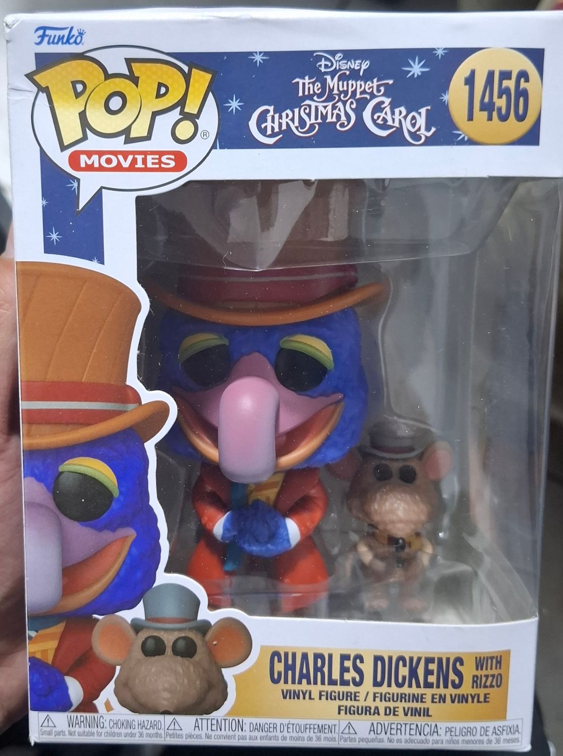 SH7 Charles Dickens with Rizzo Funko Pop Muppets Figura Caja Danada