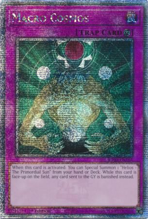 Macro Cosmos - RA03-EN164 - Quarter Century Secret Rare 1st Edition Quarter Century Bonanza 1st Edition Singles
