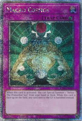 Macro Cosmos - RA03-EN164 - Quarter Century Secret Rare 1st Edition Quarter Century Bonanza 1st Edition Singles