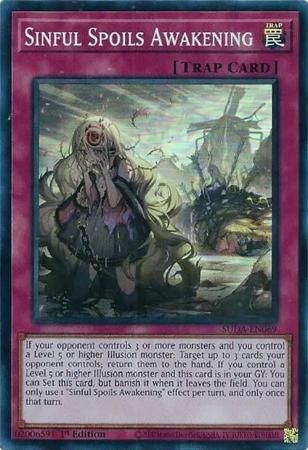 Sinful Spoils Awakening - SUDA-EN069 - Super Rare 1st Edition Supreme Darkness 1st Edition Singles *Espanol*
