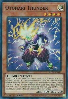 Otonari Thunder - SUDA-EN098 - Super Rare 1st Edition Supreme Darkness 1st Edition Singles *Espanol*