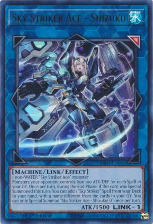Sky Striker Ace - Shizuku - RA03-EN043 - Ultra Rare 1st Edition Quarter Century Bonanza 1st Edition Singles
