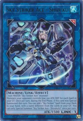 Sky Striker Ace - Shizuku - RA03-EN043 - Ultra Rare 1st Edition Quarter Century Bonanza 1st Edition Singles