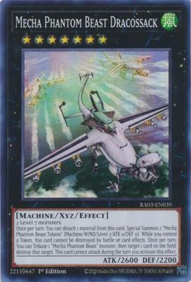 Mecha Phantom Beast Dracossack - RA03-EN039 - Super Rare 1st Edition Quarter Century Bonanza 1st Edition Singles