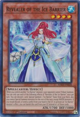 Revealer of the Ice Barrier - RA03-EN028 - Super Rare 1st Edition Quarter Century Bonanza 1st Edition Singles
