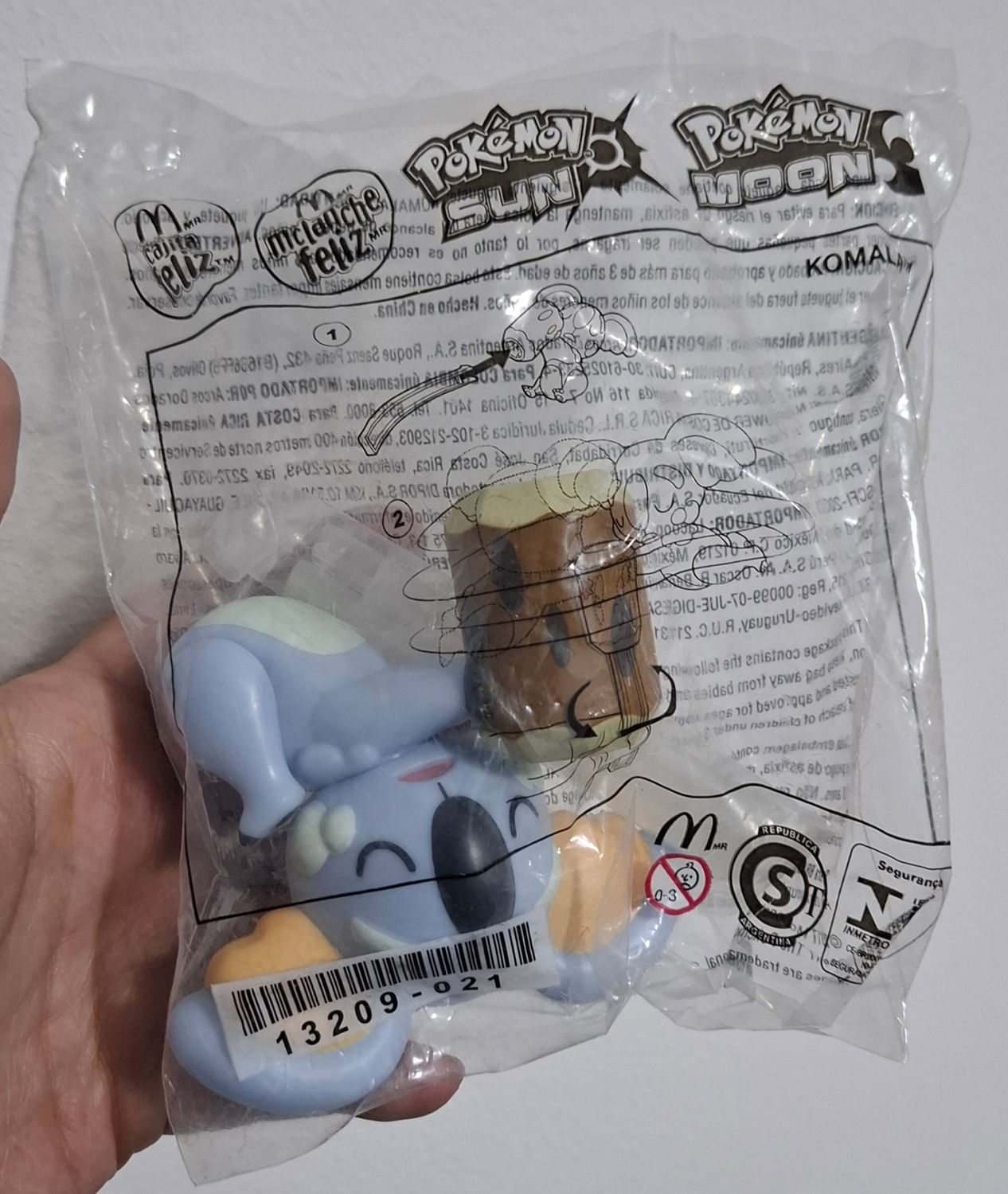 SH7 Komala Figura Pokemon Figura McDonald&#39;s