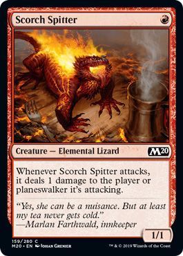 Scorch Spitter 159/280 - Magic 2020 (M20) Singles