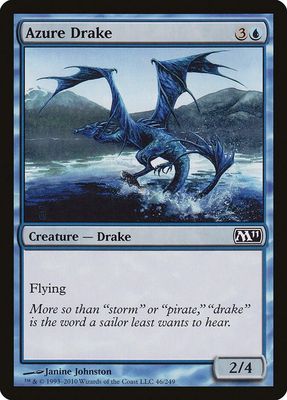 Azure Drake 46/249 - Magic 2011 (M11)