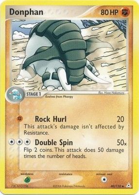 Donphan - 40/110 - Uncommon Ex Holon Phantoms Singles