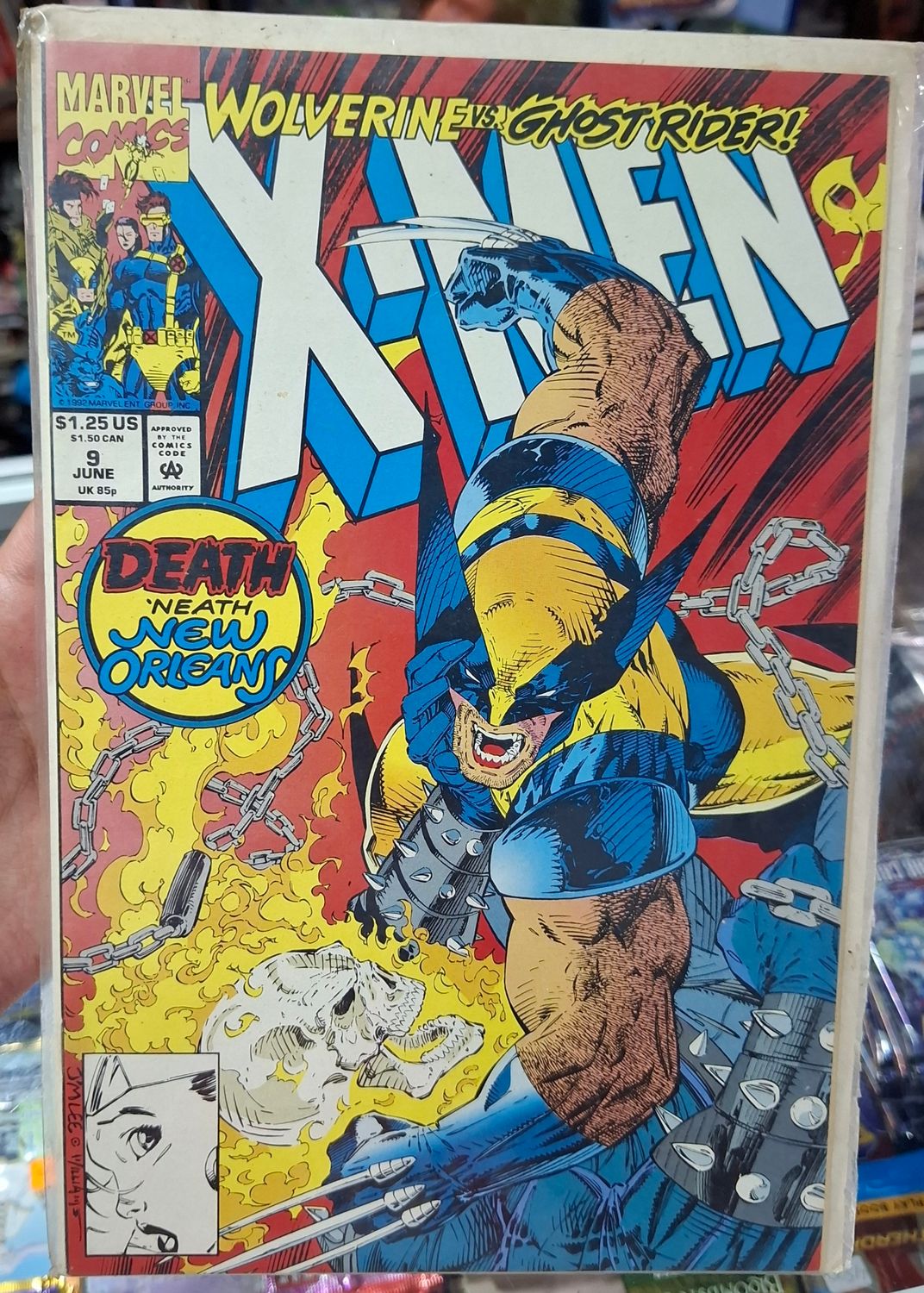SH Wolverine vs Ghost Rider X Men Issue 9 Marvel Comics Ingles