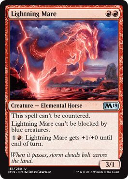 Lightning Mare 151/280 Magic 2019 (M19) Singles