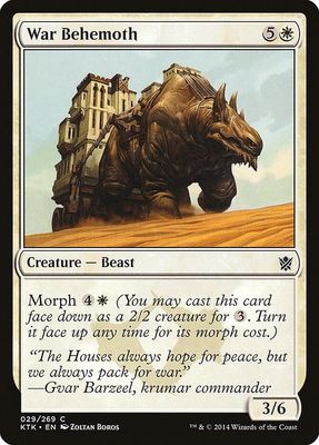 War Behemoth 029/269 - Khans of Tarkir (KTK)