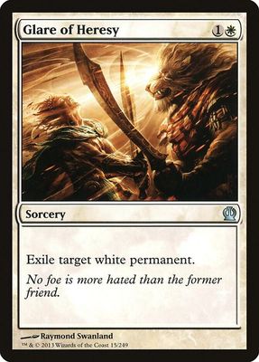 Glare of Heresy 15/249 - Theros (THS) (Español)