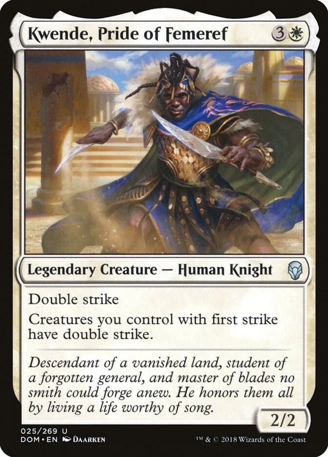 Kwende, Pride of Femeref 025/269 - Dominaria (DOM) (Español)