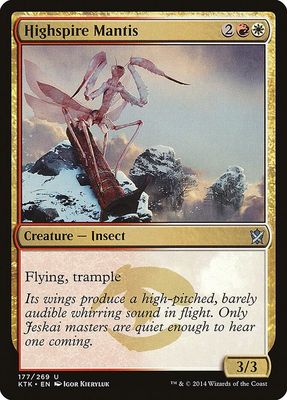 Highspire Mantis 177/269 - Khans of Tarkir (KTK)