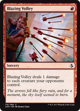 Blazing Volley 119/269 - Amonkhet Singles