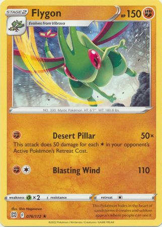 Flygon - 076/172 - Rare Sword &amp; Shield: Brilliant Stars Singles