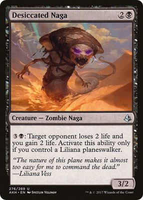 Desiccated Naga 276/269 - Amonkhet (AKH)