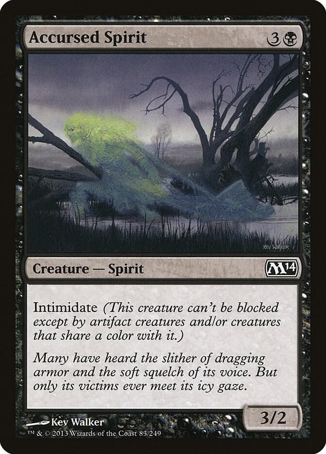 Accursed Spirit 83/249 - Magic 2014 (M14)