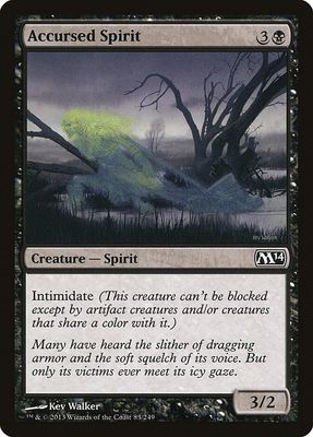 Accursed Spirit 83/249 - Magic 2014 (M14)
