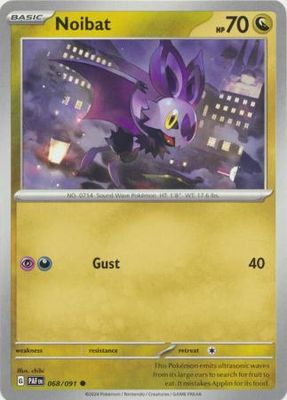 Noibat - 068/091 - Common Scarlet &amp; Violet: Paldean Fates Singles