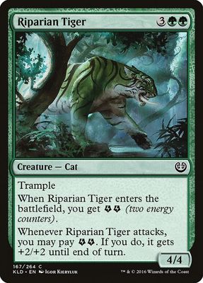 Riparian Tiger 167/264 - Kaladesh (KLD)