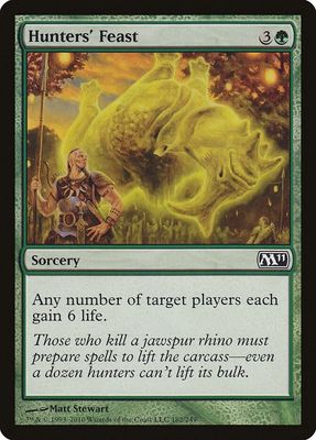 Hunters&#39; Feast 182/249 - Magic 2011 (M11)