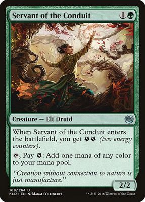 Servant of the Conduit 169/264 - Kaladesh (KLD) (Español)