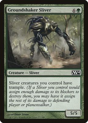 Groundshaker Sliver 177/249 - Magic 2014 (M14)
