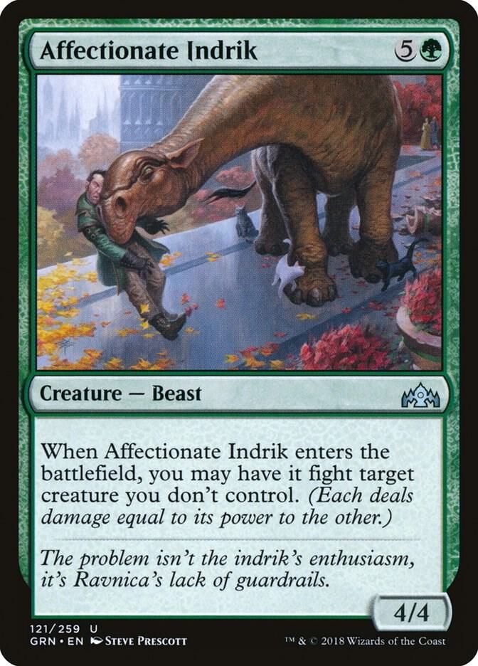 Affectionate Indrik 121/259 - Guilds of Ravnica (GRN) (Español)