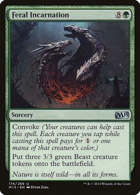 Feral Incarnation 174/269 - Magic 2015 (M15)