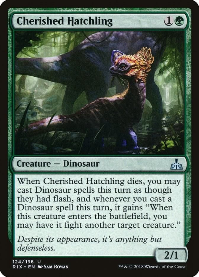 Cherished Hatchling 124/196 - Rivals of Ixalan (RIX)