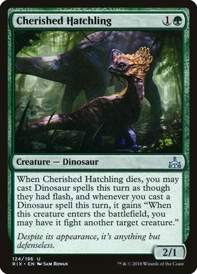 Cherished Hatchling 124/196 - Rivals of Ixalan (RIX)
