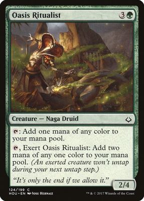 Oasis Ritualist 124/199 - Hour of Devastation (HOU)