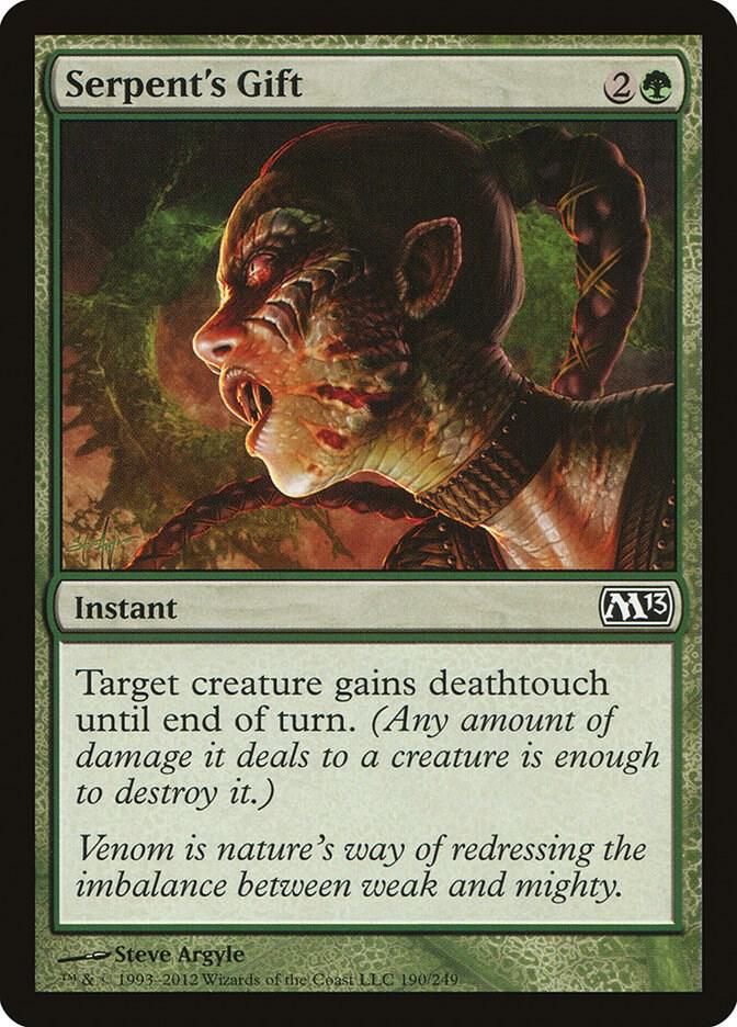 Serpent&#39;s Gift 190/249 - Magic 2013 (M13)