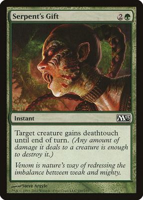 Serpent&#39;s Gift 190/249 - Magic 2013 (M13)