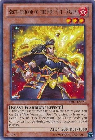Brotherhood of the Fire Fist - Raven - CBLZ-EN022 - Common Unlimited Cosmo Blazer Unlimited Singles