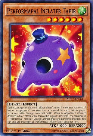 Performapal Inflater Tapir - MP17-EN061 - Common 1st Edition 2017 Mega-Tins 1st Edition Singles