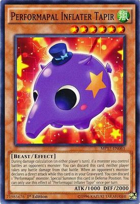 Performapal Inflater Tapir - MP17-EN061 - Common 1st Edition 2017 Mega-Tins 1st Edition Singles