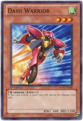Dash Warrior - DP10-EN008 - Common 1st Edition Duelist Pack: Yusei 3 [DP10] 1st Edition Singles