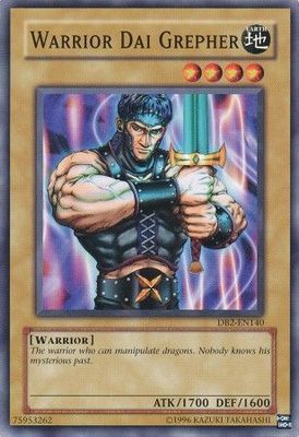 Warrior Dai Grepher - DB2-EN140 - Common Unlimited Dark Beginning 2 DB2