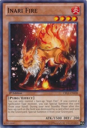 Inari Fire - CBLZ-EN038 - Common 1st Edition Cosmo Blazer 1st Edition Singles (espanol)