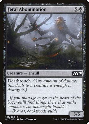 Feral Abomination 101/280 - Core Set 2020 (M20)