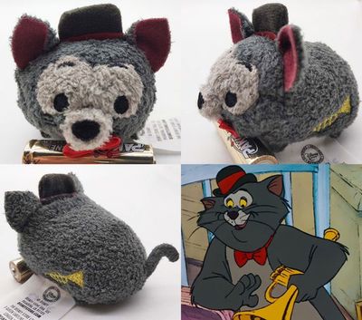 SH7 Scat Cat Jazz Tsum Tsum Peluche Disney Peluche Aristocats