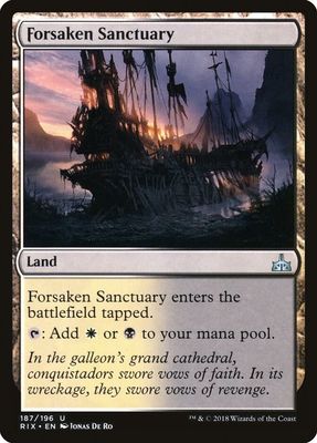 Forsaken Sanctuary 187/169 - Rivals of Ixalan (RIX)